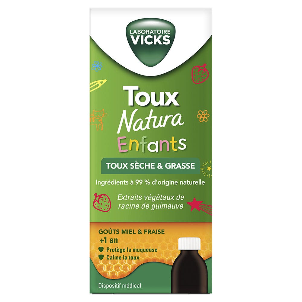 Vicks Natura Bambino Sciroppo per la tosse secca e stizzosa 140 ml