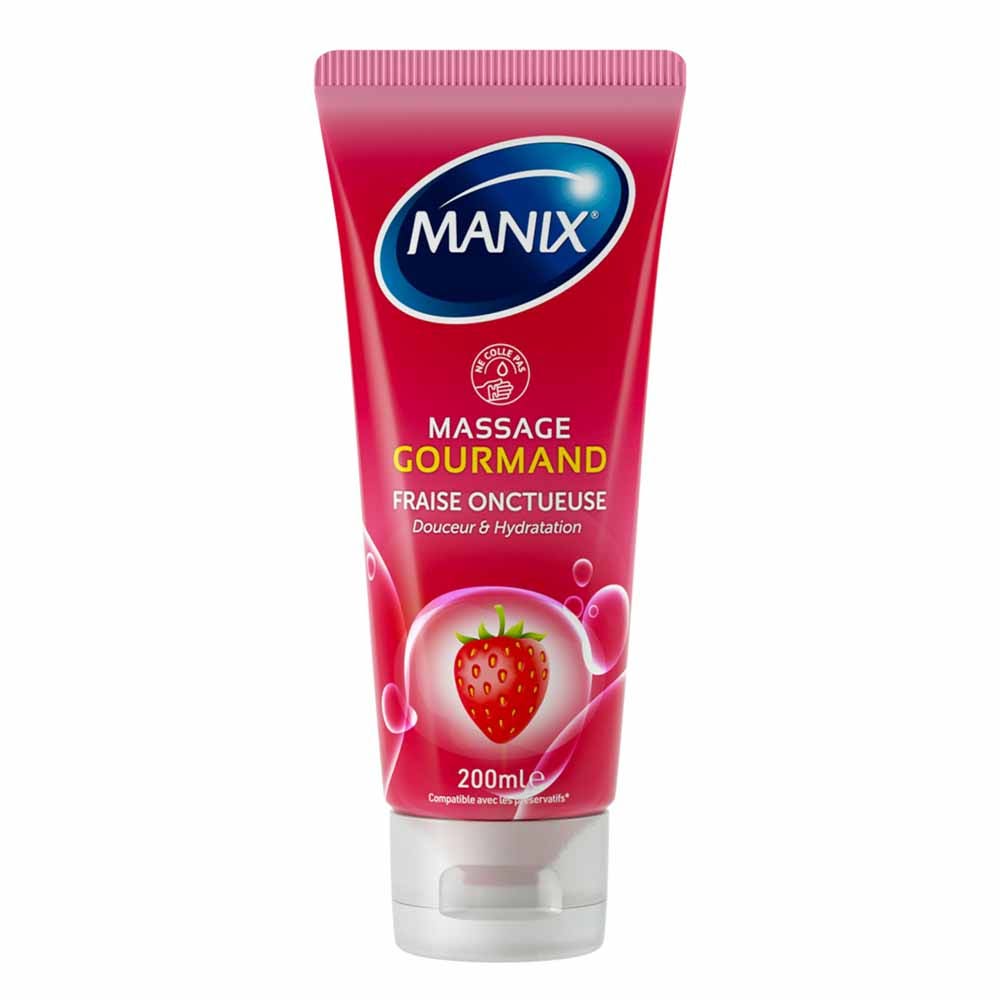 Manix Massaggio Gel cremoso alla Fragola I Gourmands 200 ml