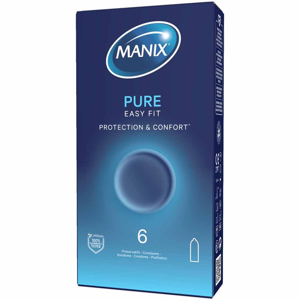 Manix Super Preservativi di sicurezza e comfort Facile da montare x6