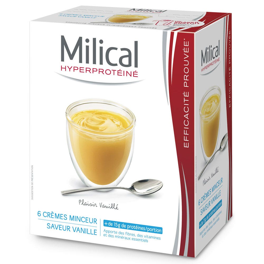 Milical Crema dimagrante iperproteica X6 Bustine