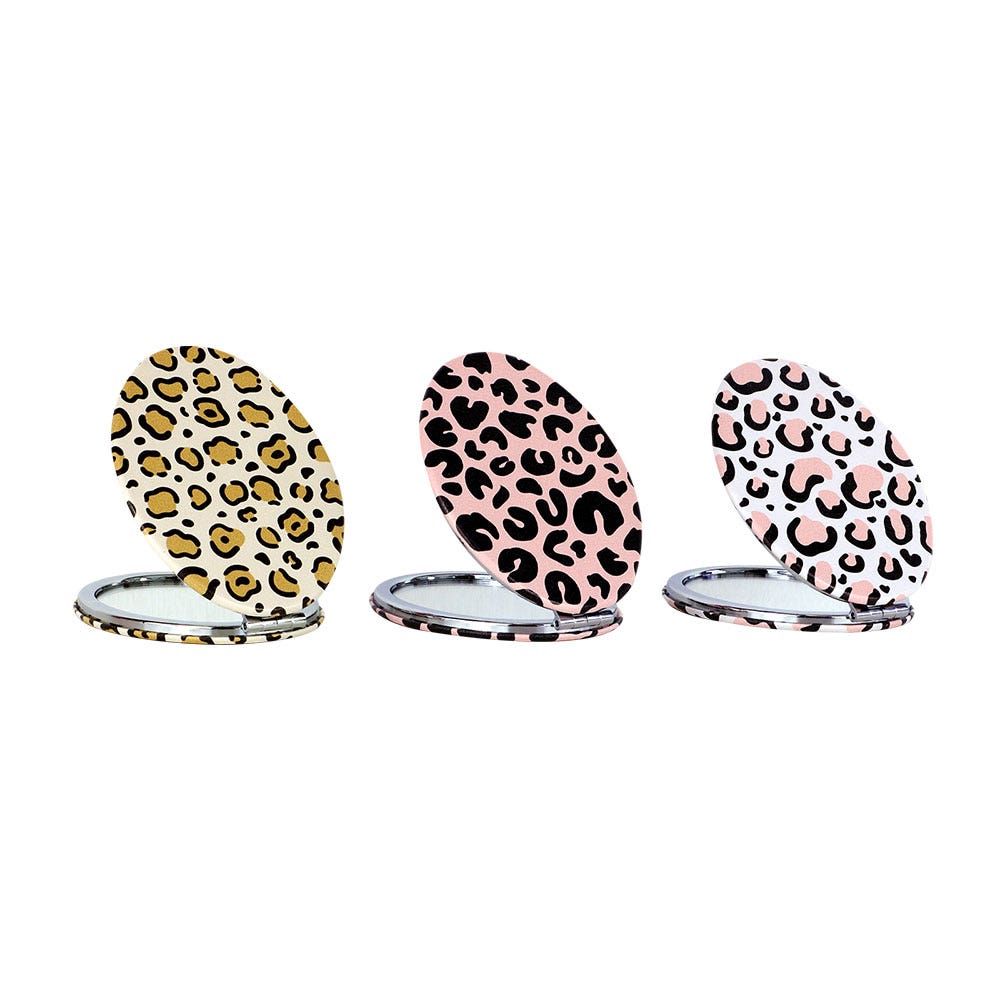 Le Comptoir Des Tendances Specchio tascabile LEOPARD x1