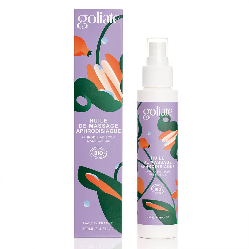 Goliate Huile de Massage Aphrodisiaque Bio 100ml