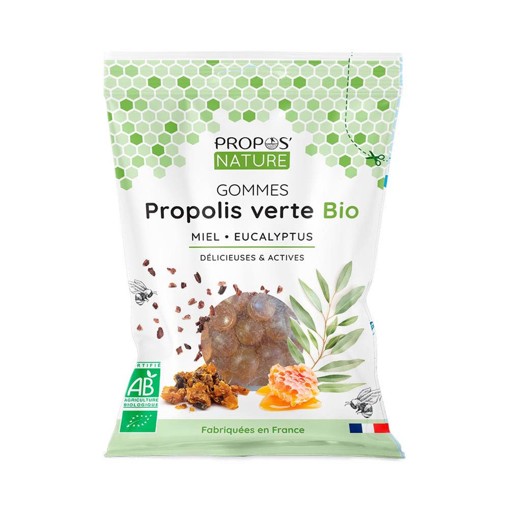Propos'Nature Gomma Propolis Miele ed Eucalipto Bio 45g