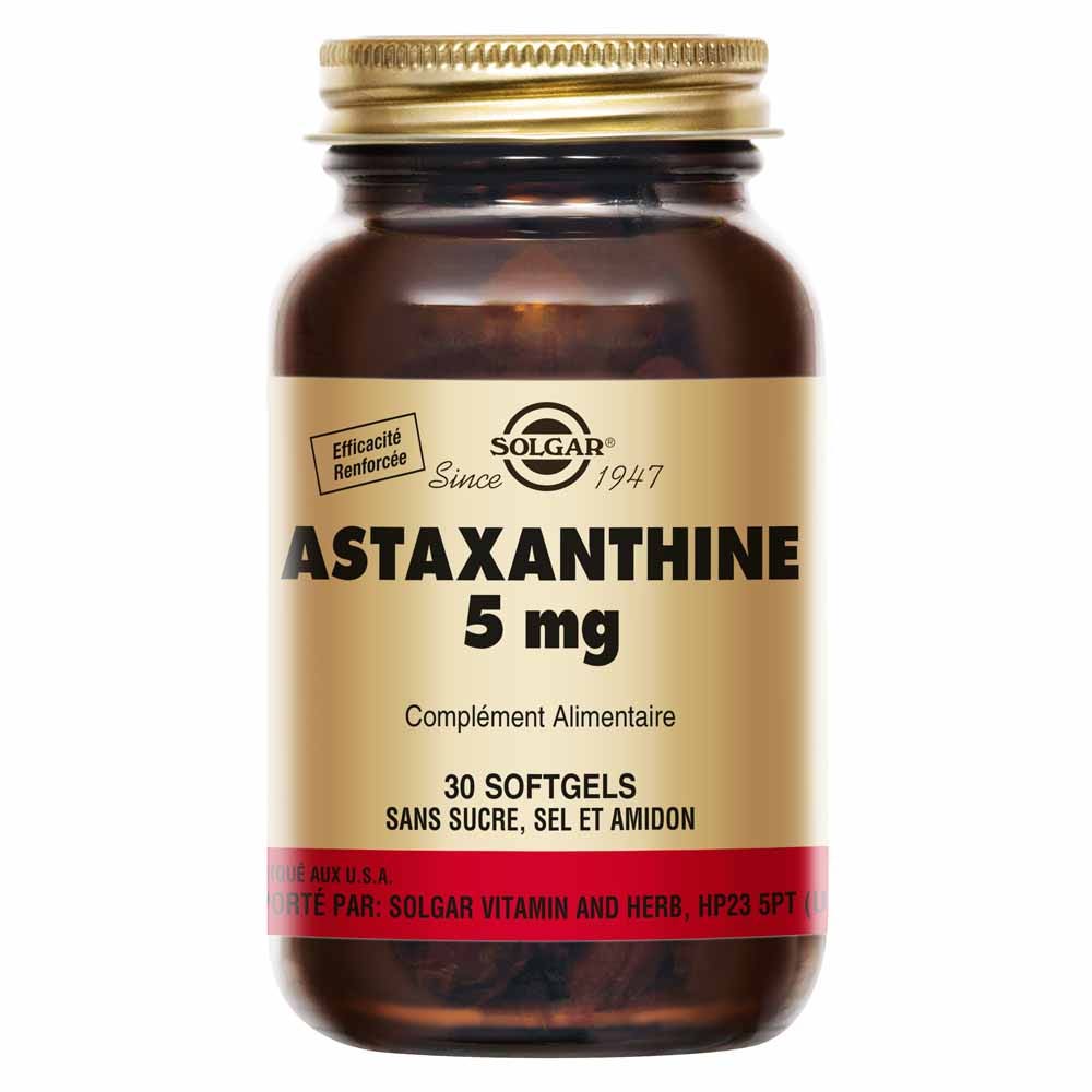 Solgar Astaxantina 5 mg per bellezza e abbronzatura 30 capsule