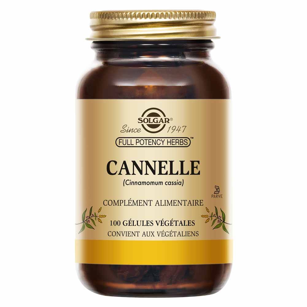 Solgar Cannella Cardiovasculaire Digestion 100 Geluli vegetali
