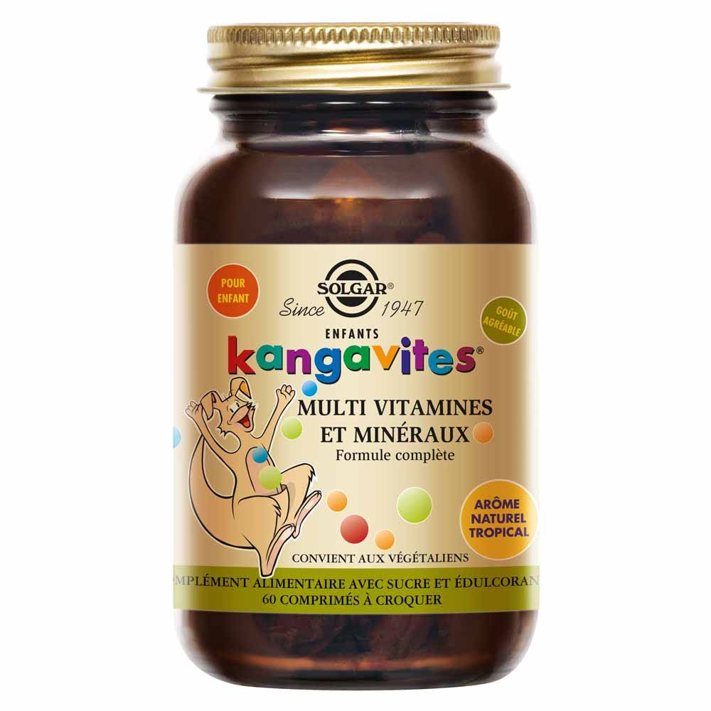 Solgar Kangavites bambino tropical vitalità 60 compresse masticabili