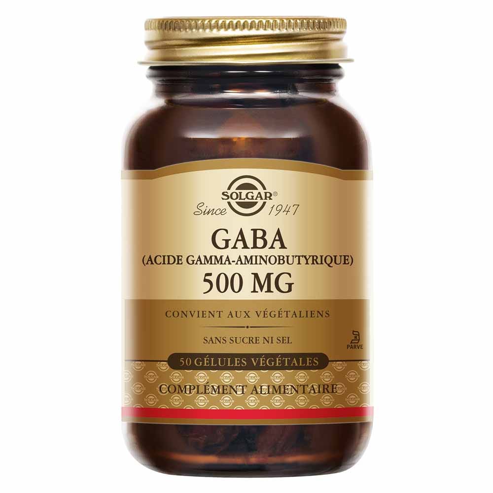 Solgar GABA 500 mg per il rilassamento e il sonno 50 capsule vegetali