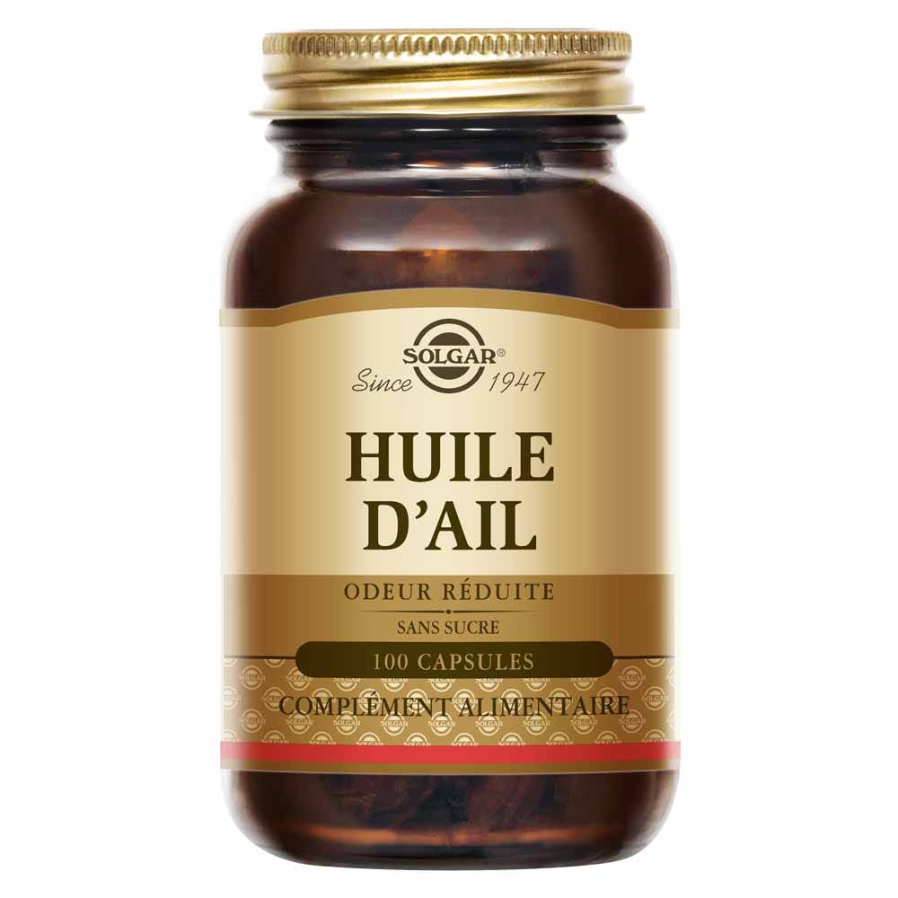 Solgar Olio d'aglio per salute cardiovascolare e difese immunitarie 100 capsule