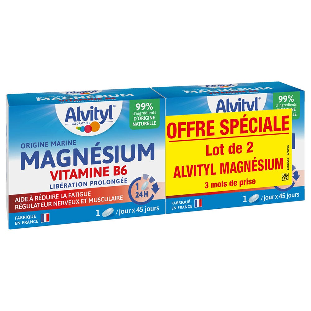 Alvityl Magnesio e Vitamina B6 x2