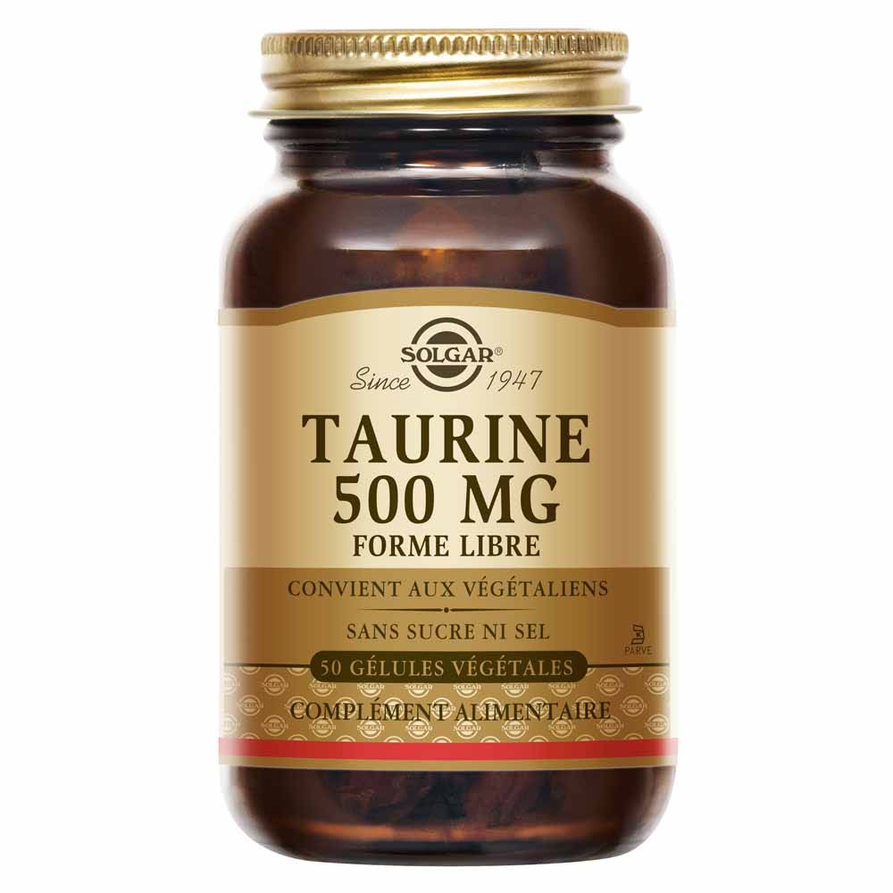 Solgar Taurina Vitalité Cardiovasculaire 500 mg