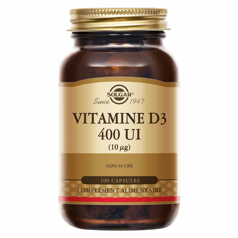 Solgar Vitamine D3 400ui difese immunitarie 100 capsule