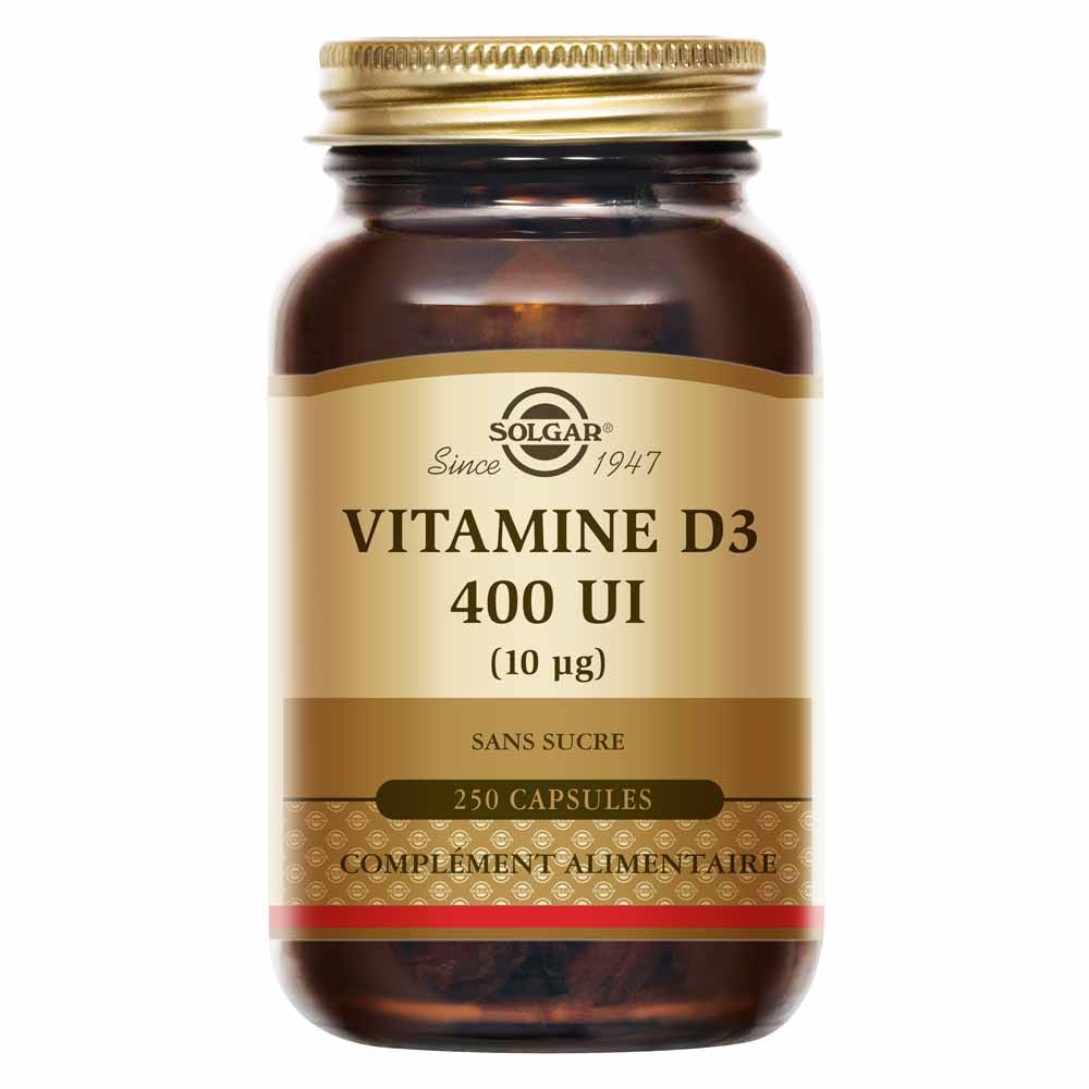 Solgar Vitamina D3 400 UI per le difese immunitarie 250 capsule