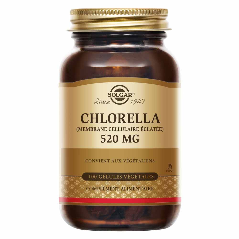 Solgar Clorella eliminazione delle tossine 100 geluli vegetali