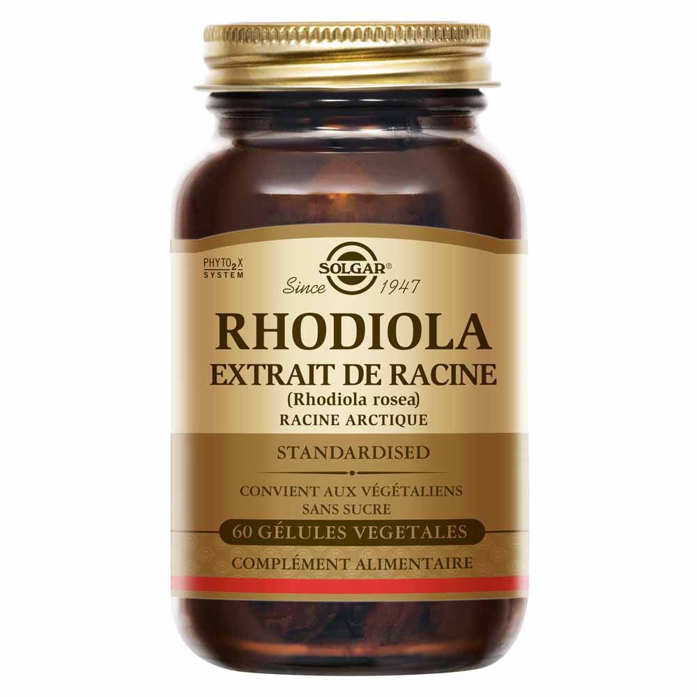 Solgar Rhodiola per vitalità, energia, sonno e stanchezza 60 capsule vegetali