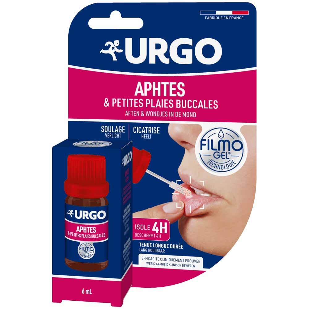 Urgo Filmogel trattamento per afte e piccole lesioni del cavo orale 6 ml