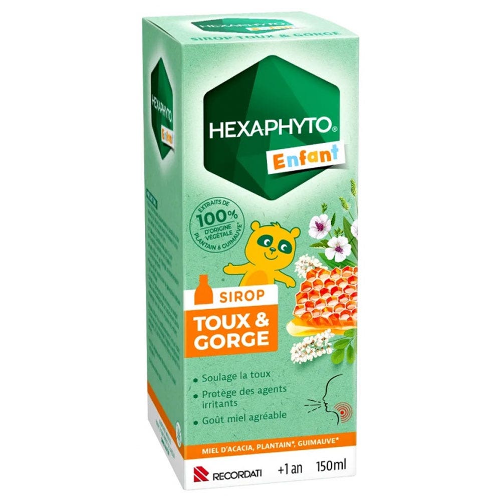 Hexaphyto Sciroppo Tosse e Gola Gusto miele A partire da 1 anno 150ml