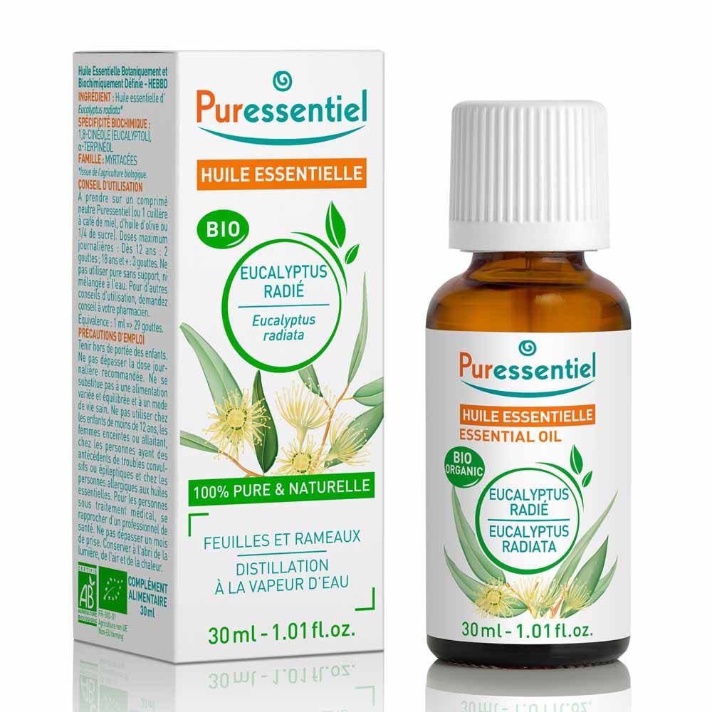 Puressentiel Oli essenziali Eucalipto Radiata Bio 30ml