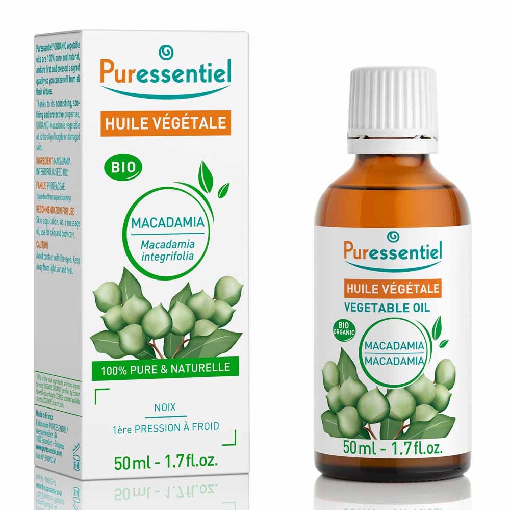 Puressentiel Oli vegetali Macadamia biologica 50ml
