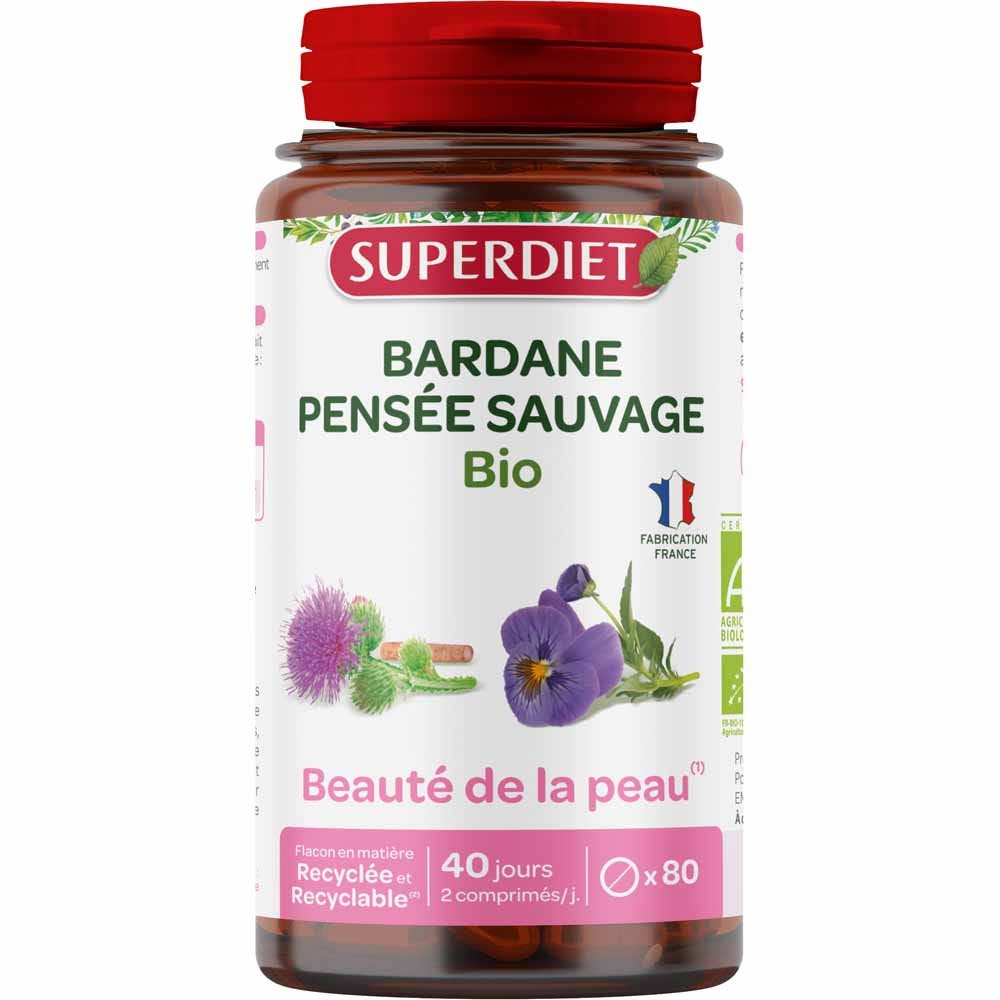 Superdiet Burdock-Pensiero Selvaggio Biologico 80 compresse