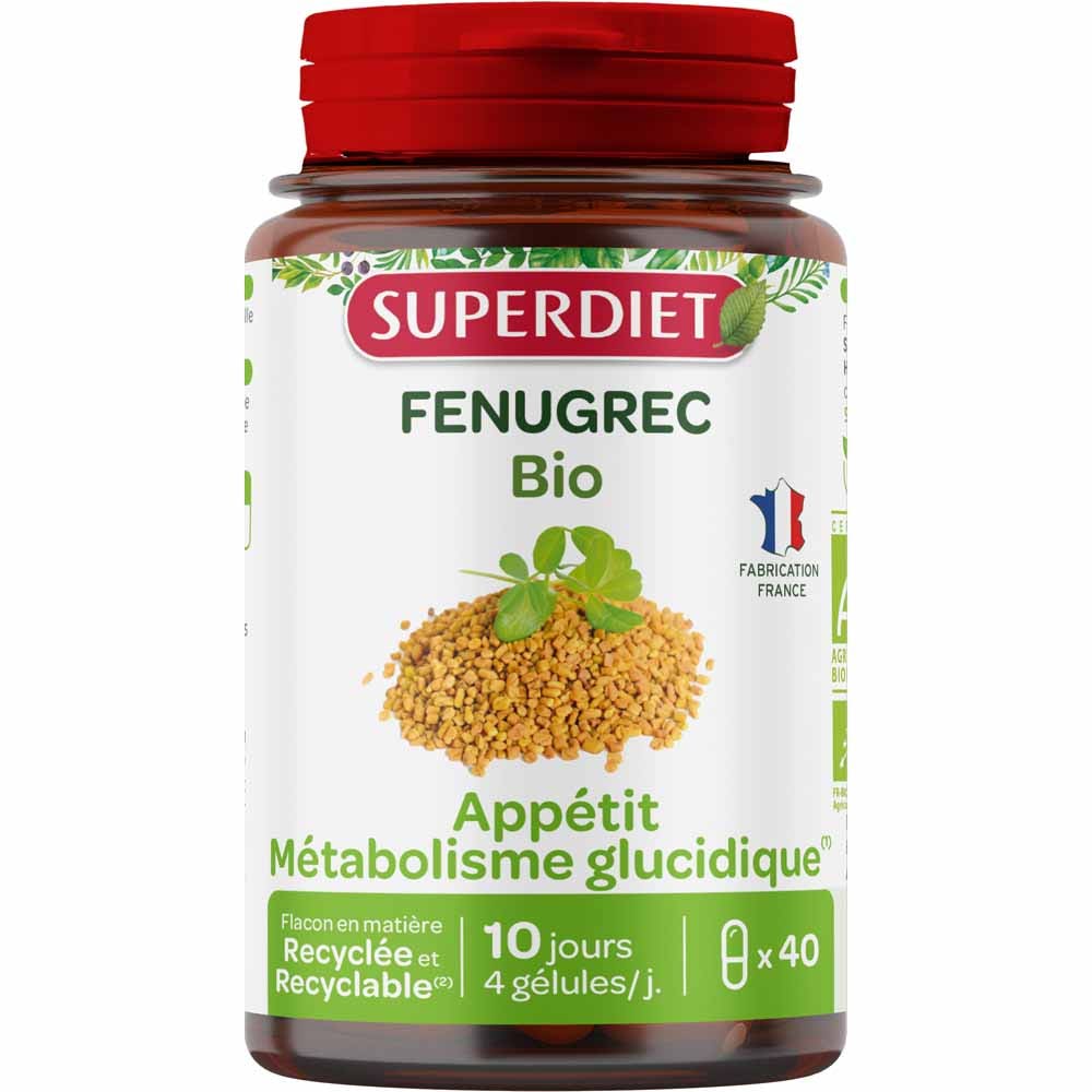 Superdiet Fieno greco biologico 40 capsule