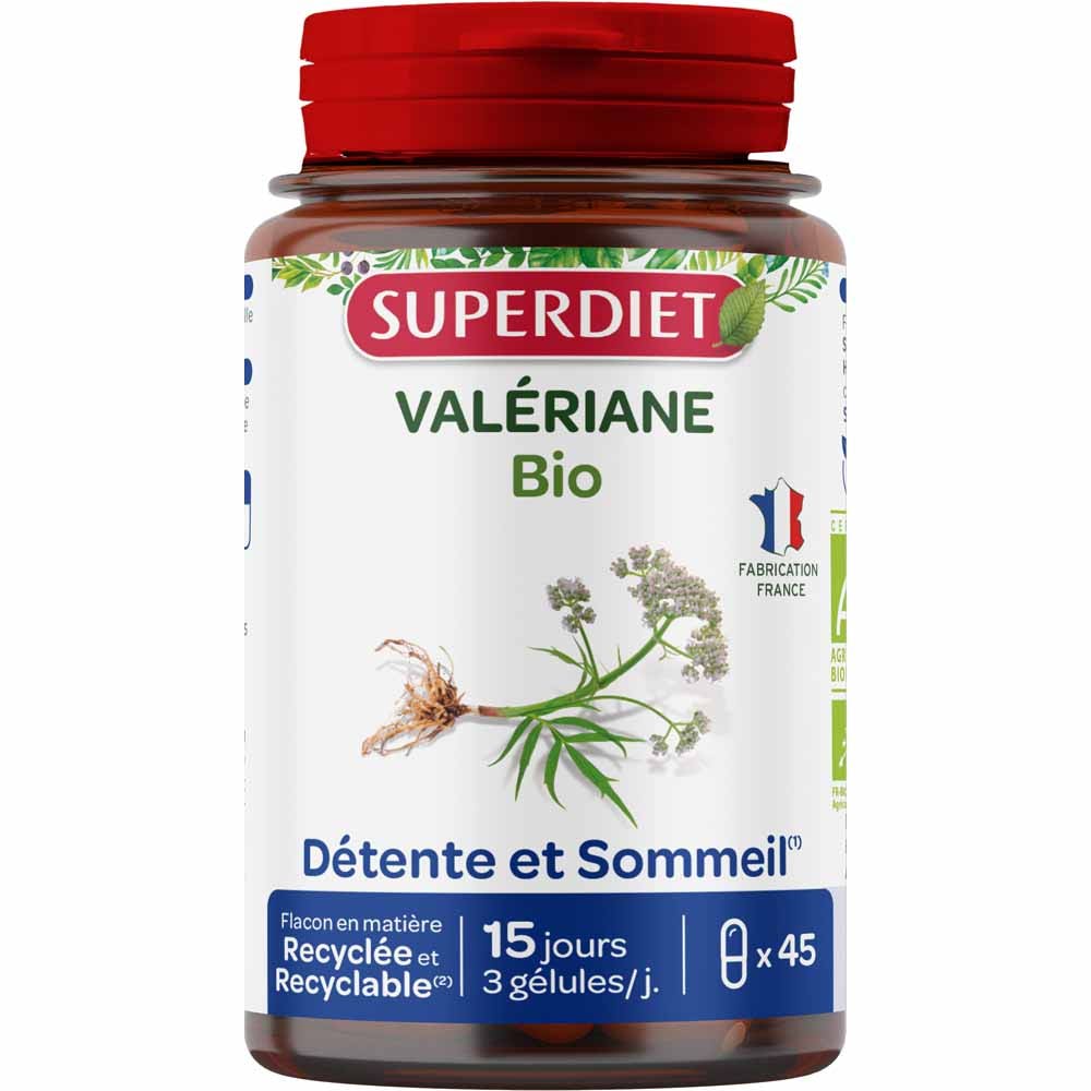 Superdiet Valeriana biologica 45 capsule