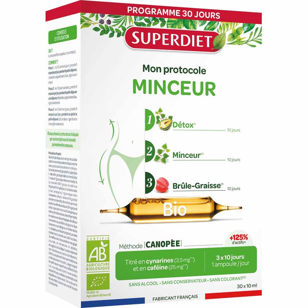 Superdiet Protocollo dimagrante 30 fiale 30 Ampoules