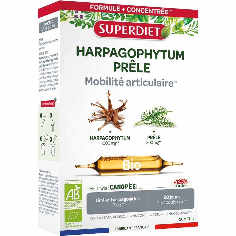 Superdiet Prele Harpagophytum Organico Articolazioni 20 Fiale