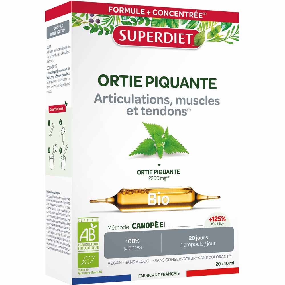 Superdiet Ortica Biologica Articolazioni 20 Fiale