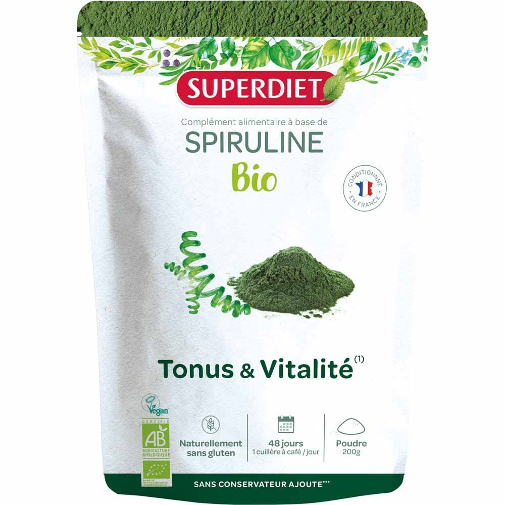 Superdiet Spirulina biologica 200g