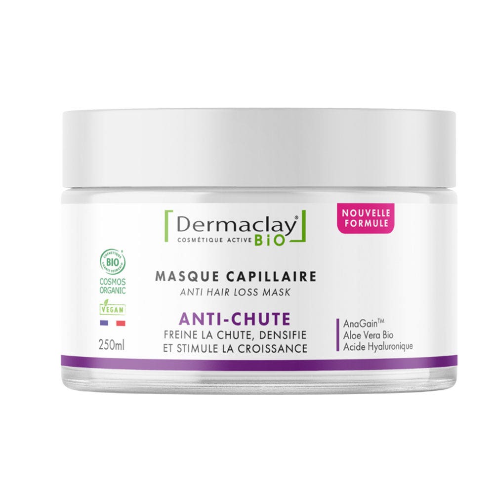 Dermaclay Maschera capillare anticaduta bio 250 ml