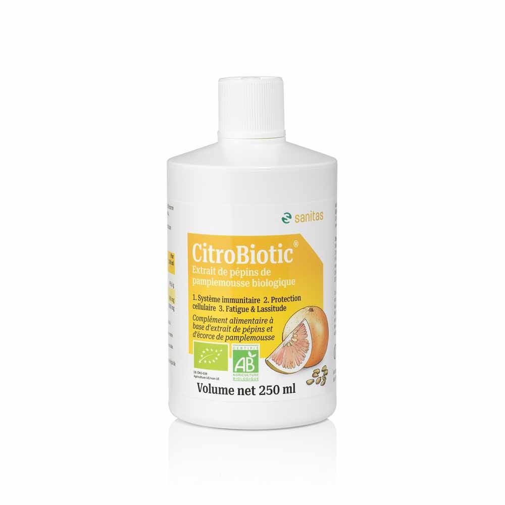 Citrobiotic Estratto di semi di pompelmo bio + Vitamina C 250ml