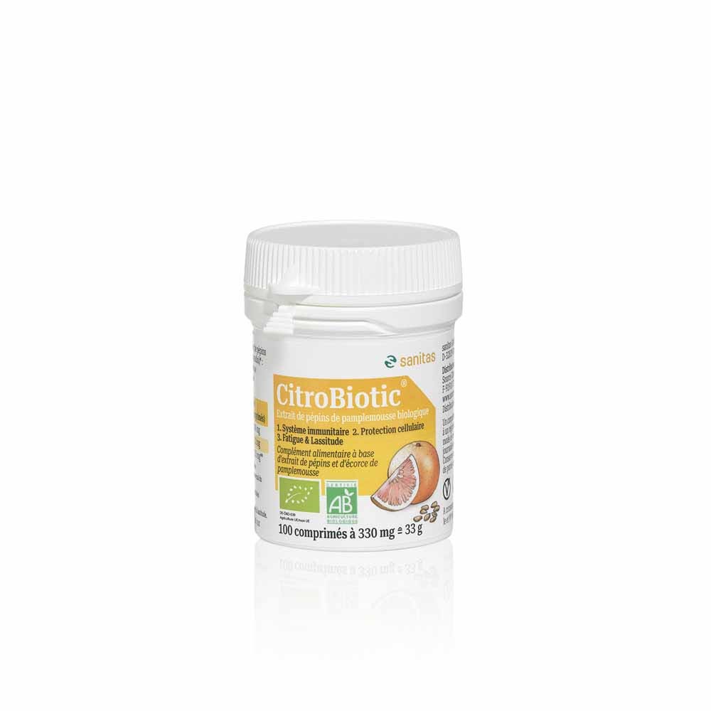 Citrobiotic Estratto di semi di pompelmo + Vitamine C 100 compresse
