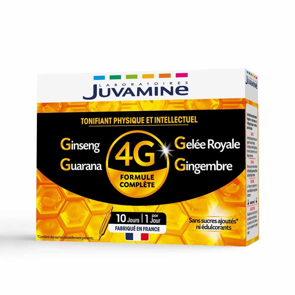 Juvamine Tonisante fisico e mentale 4G x10 lampadine