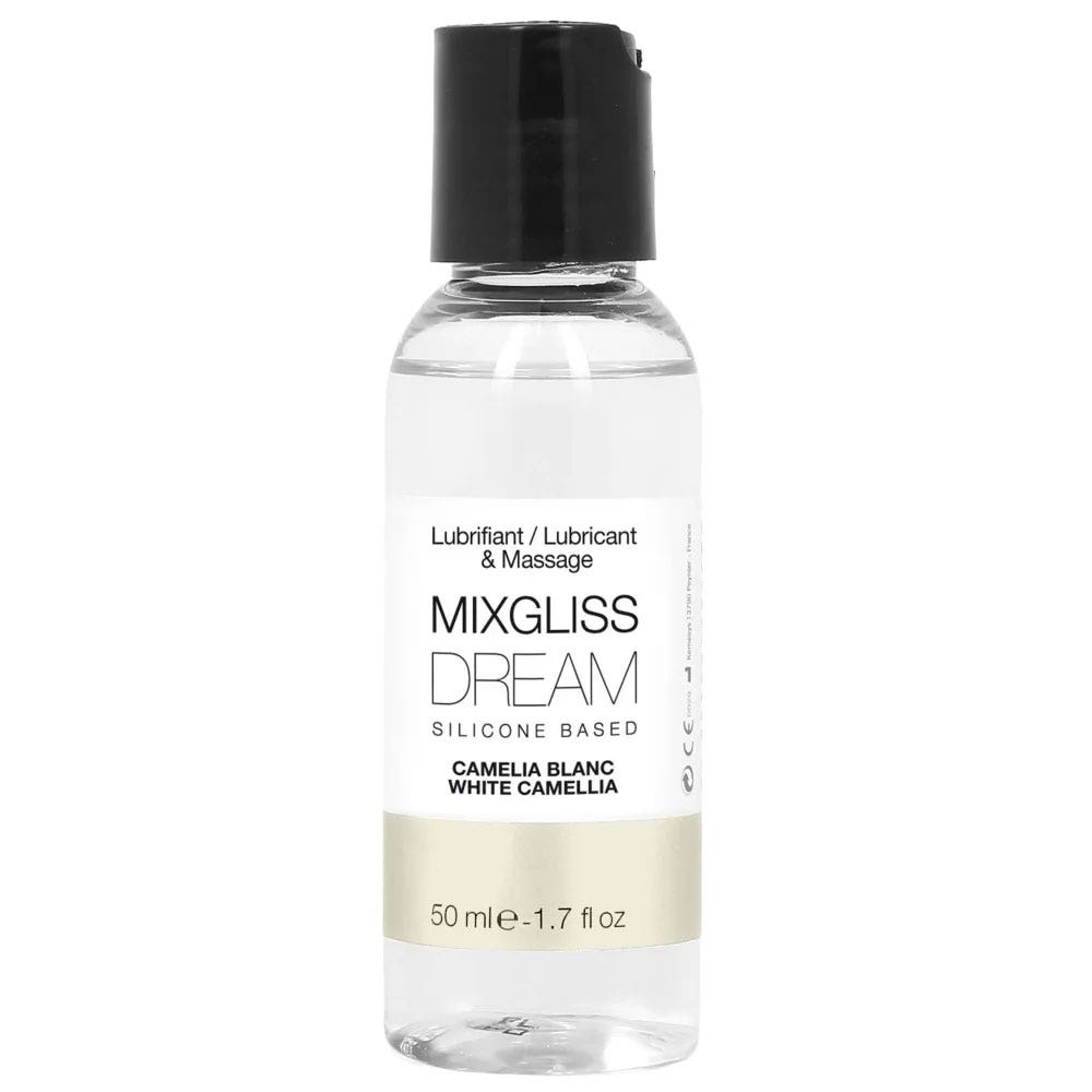 Mixgliss Lubrificante e gel massaggio a base di silicone profumo camelia bianco 50 ml