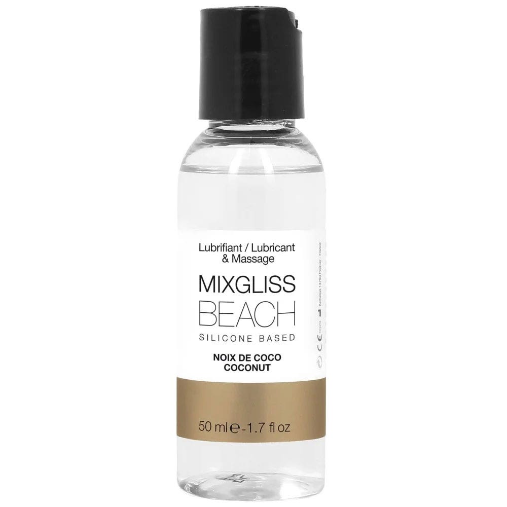 Mixgliss Lubrificante e gel massaggio a base di silicone gusto noce di cocco 50 ml