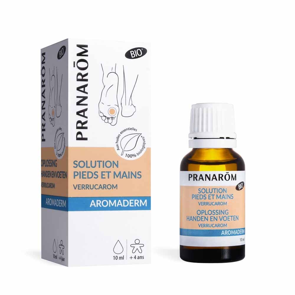 Pranarôm Aromaderm Soluzione bio per piedi e mani con oli essenziali 10 ml