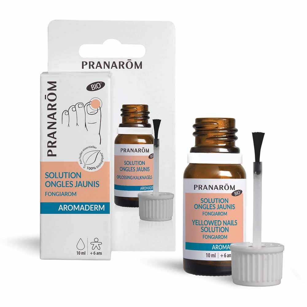 Pranarôm Aromaderm Lozione biologica per unghie ingiallite 10ml