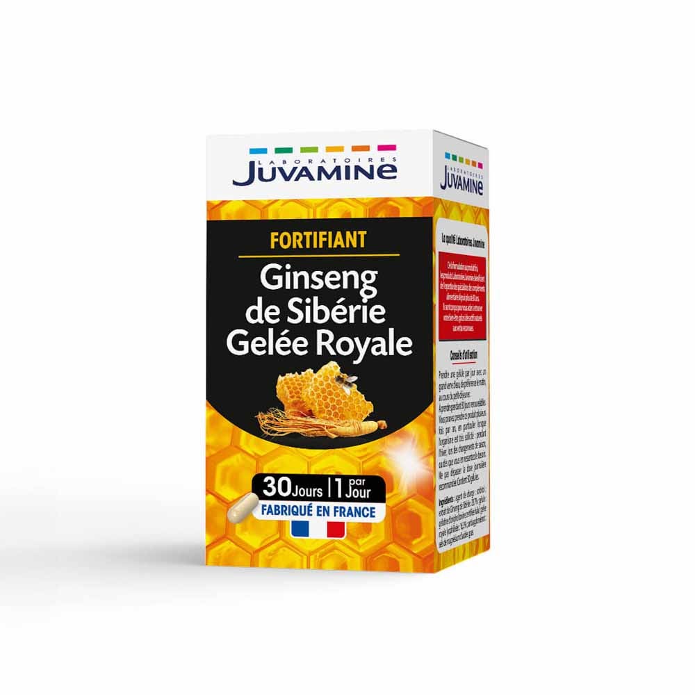 Juvamine Ginseng siberiano e pappa reale fortificante x30 Capsule