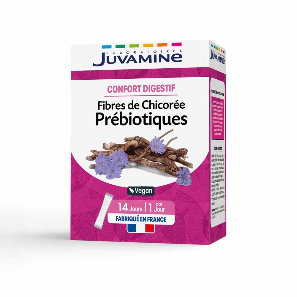 Juvamine Prebiotici di cicoria Comfort digestivo 14 bastoni