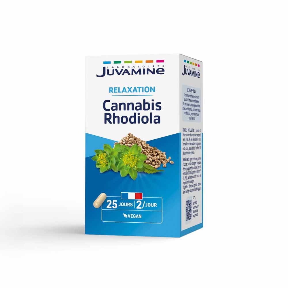 Juvamine Cannabis Rhodiola Rilassamento 30 capsule