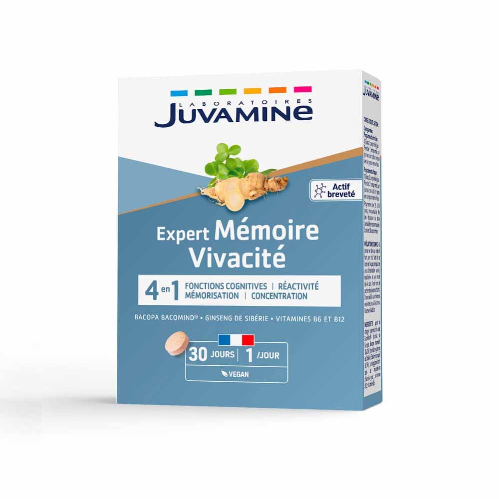 Juvamine Esperto di memoria Vivacité 30 capsule