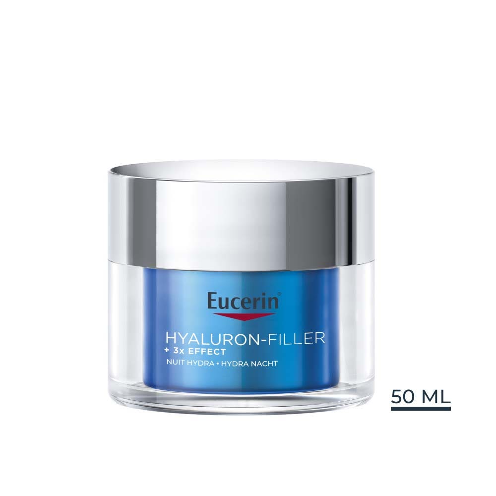 Eucerin Hyaluron-Filler + 3x Effect Trattamento notte Boost d'idratazione 50ml