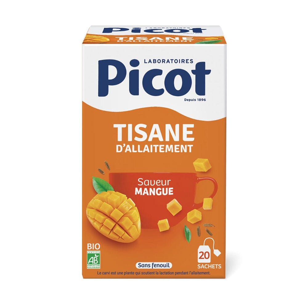 Picot Tisane per l'allattamento al gusto di mango 20 bustine