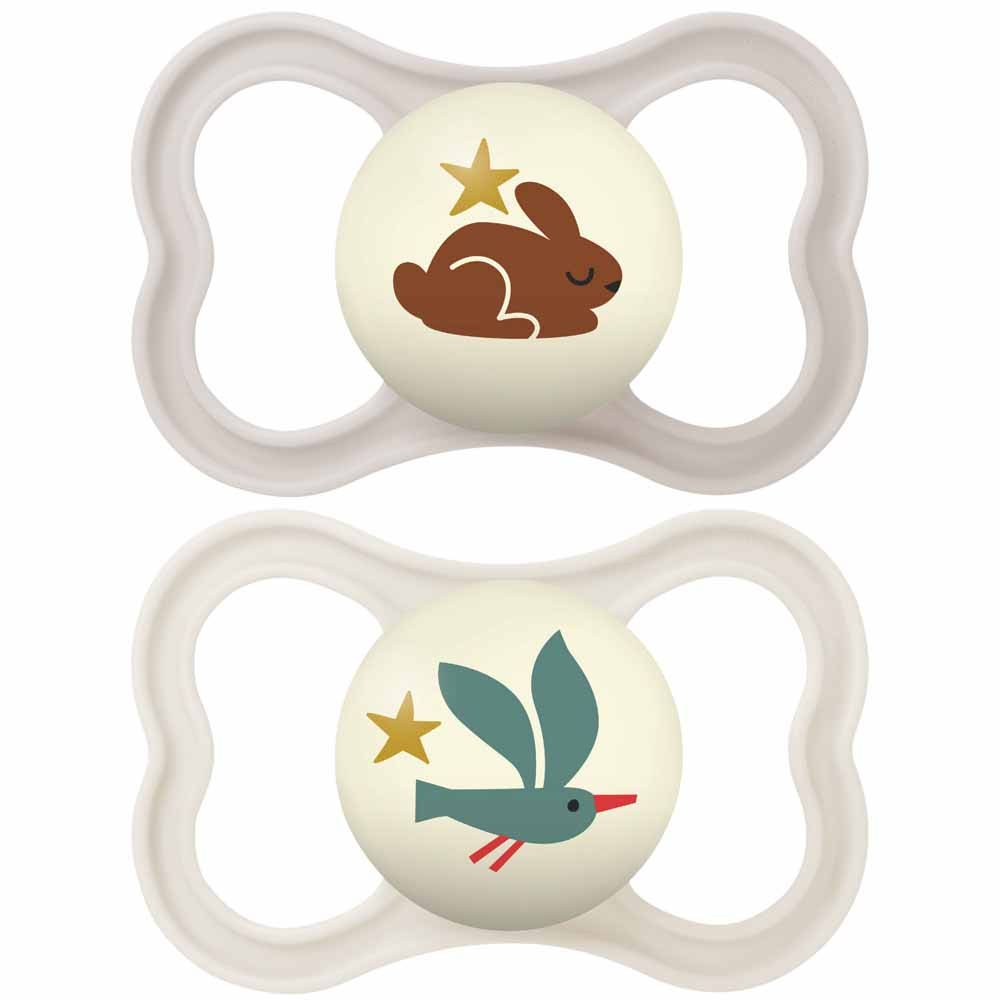 Mam Suprême Notte Ciucci simmetrici in silicone 6 mesi e oltre x2