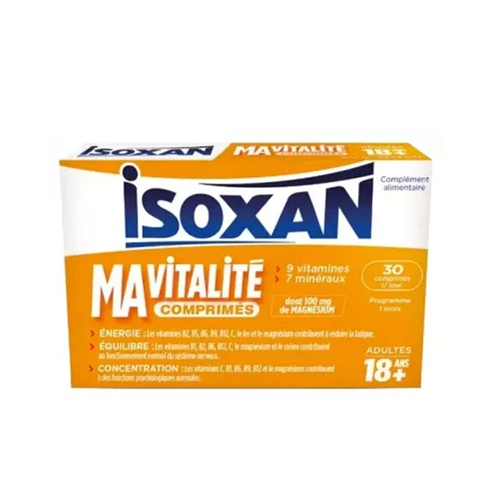 Isoxan La mia vitalità da adulto Energia, equilibrio e concentrazione 30 compresse