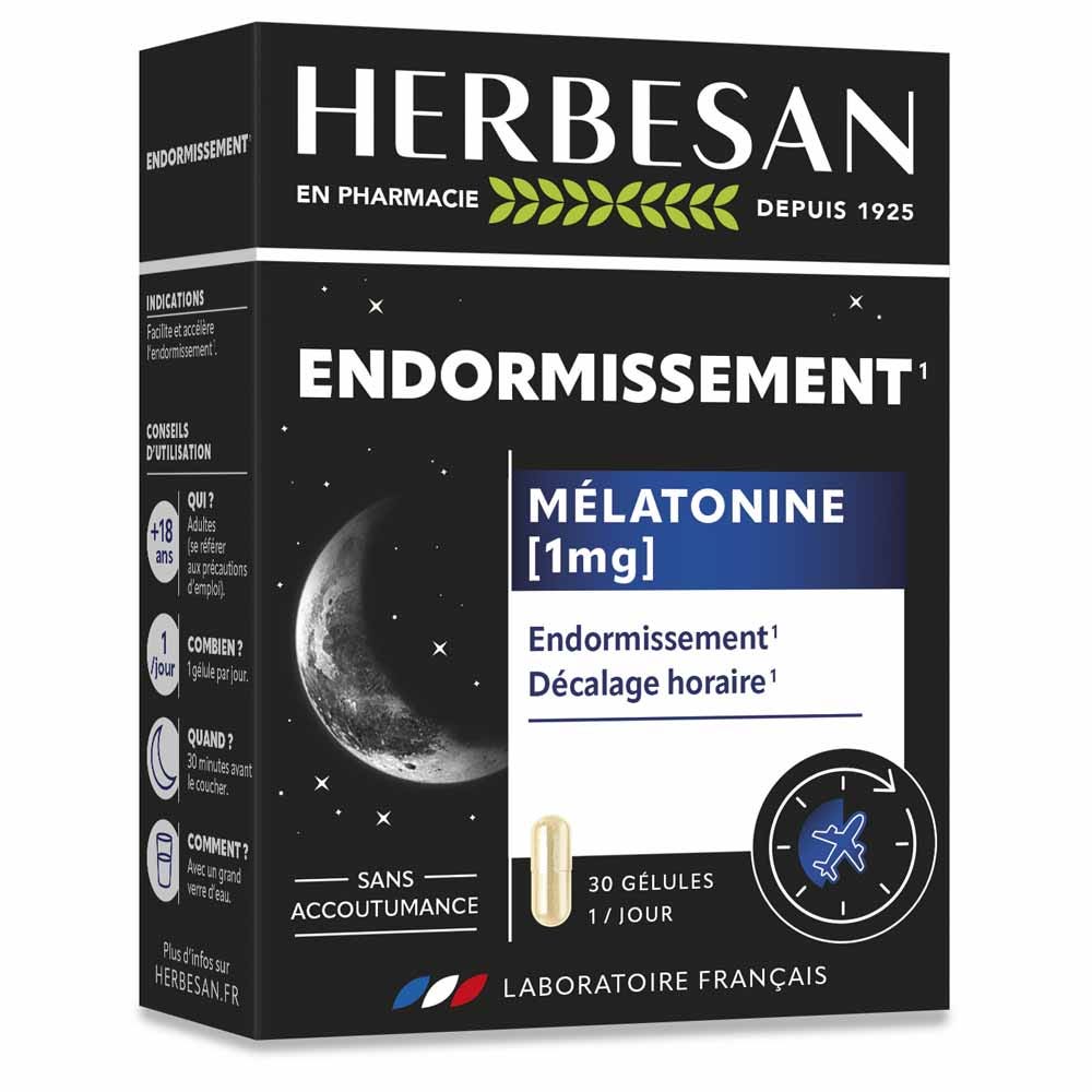 Herbesan Noctaphyt Melatonina 1 mg 30 capsule