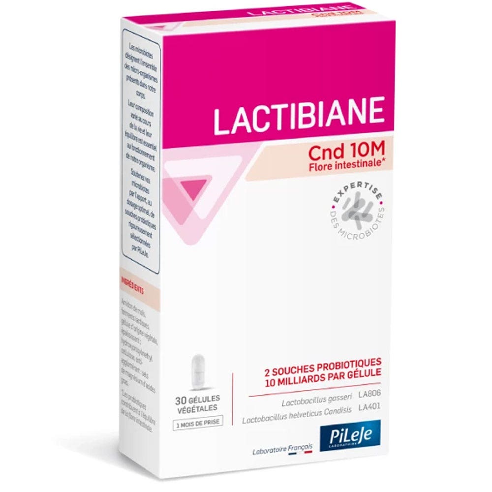 Pileje Lactibiane Cnd 10m per la flora intestinale 30 capsule