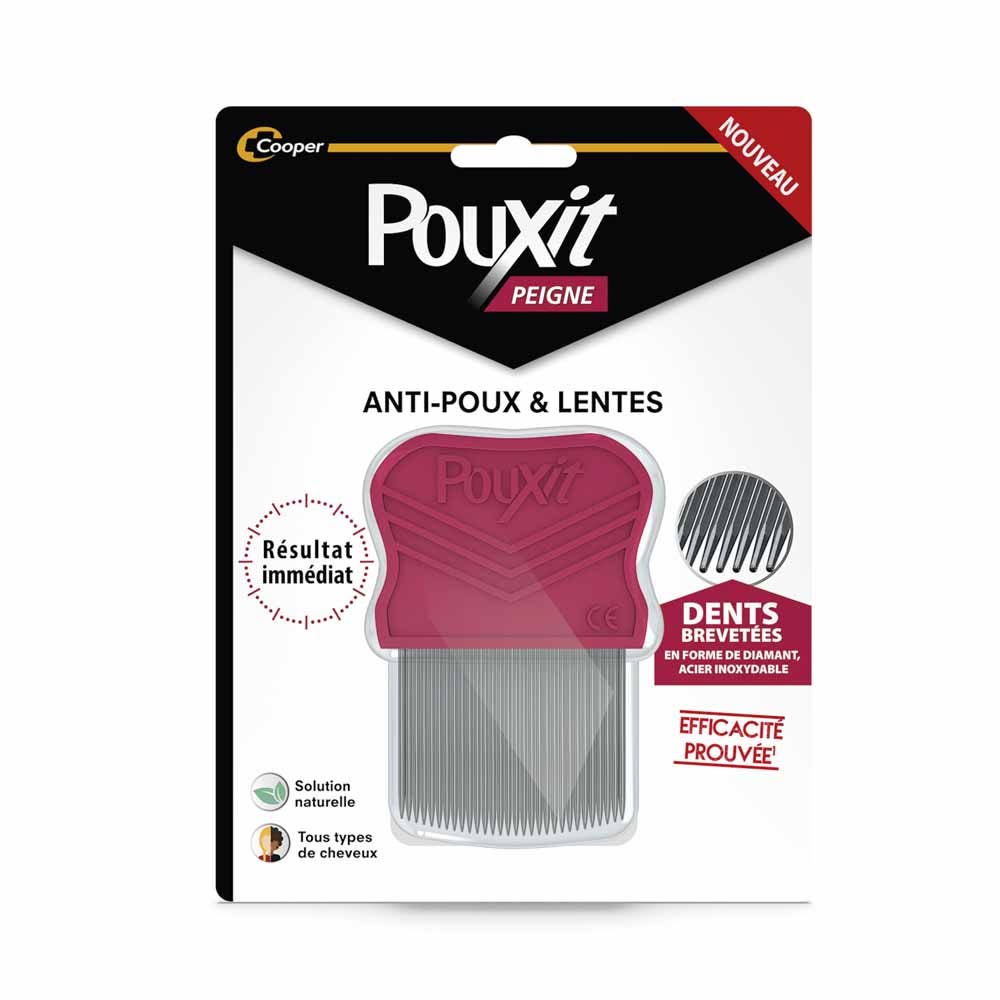 Pouxit Pettine per pidocchi e lendini