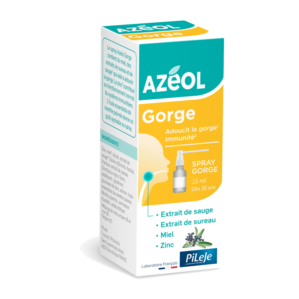 Pileje Azéol Spray per la gola 15 ml