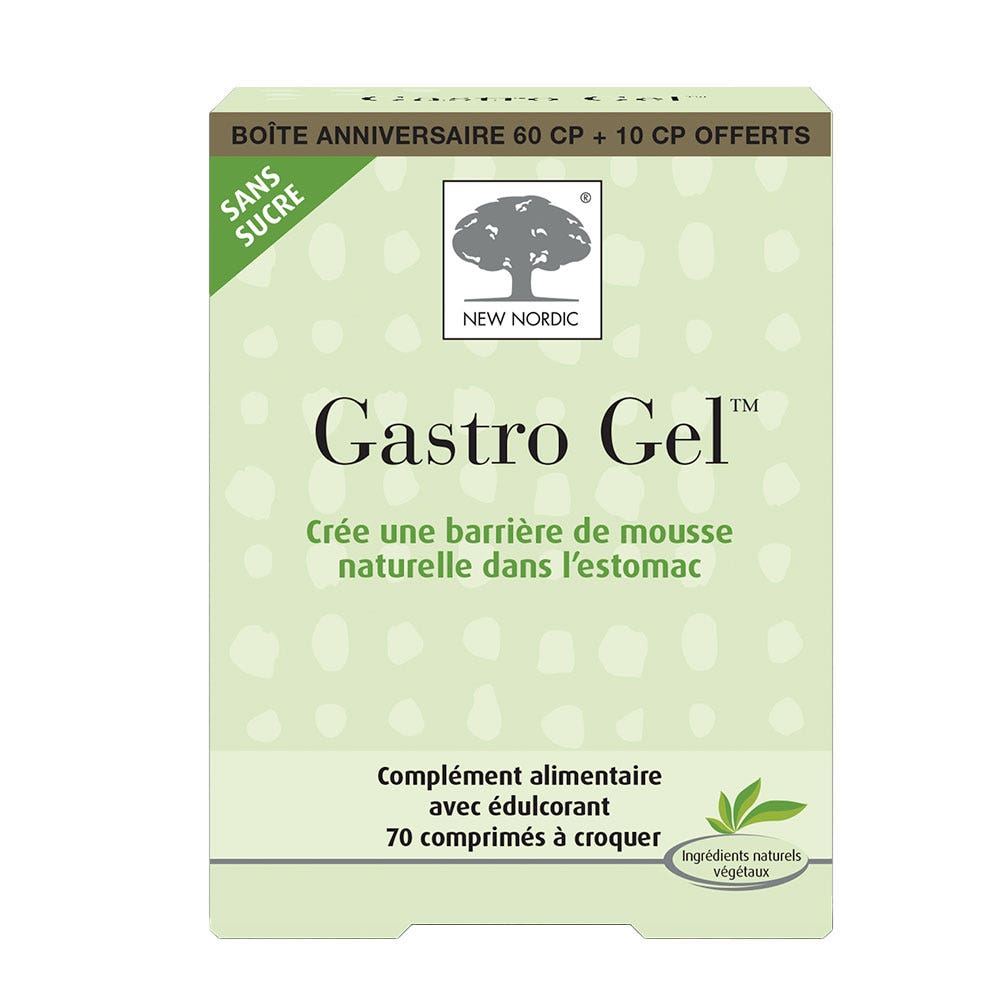 New Nordic Gel gastrico confezione anniversario 60 + 10 compresse